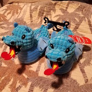 Christmas Gifts!  Blue Dragon Slippers